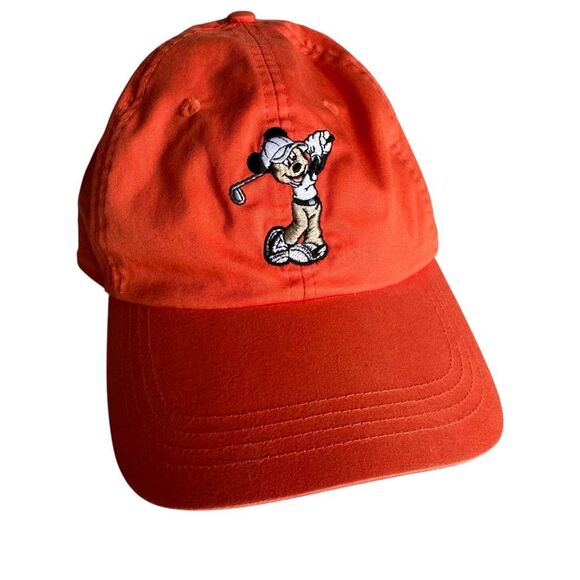 Vintage Disney Mickey Golfing Baseball Hat - Picture 1 of 10